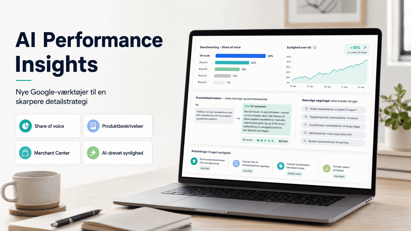 Google Merchant Centers nye AI Performance Insights og Conversational Attributes