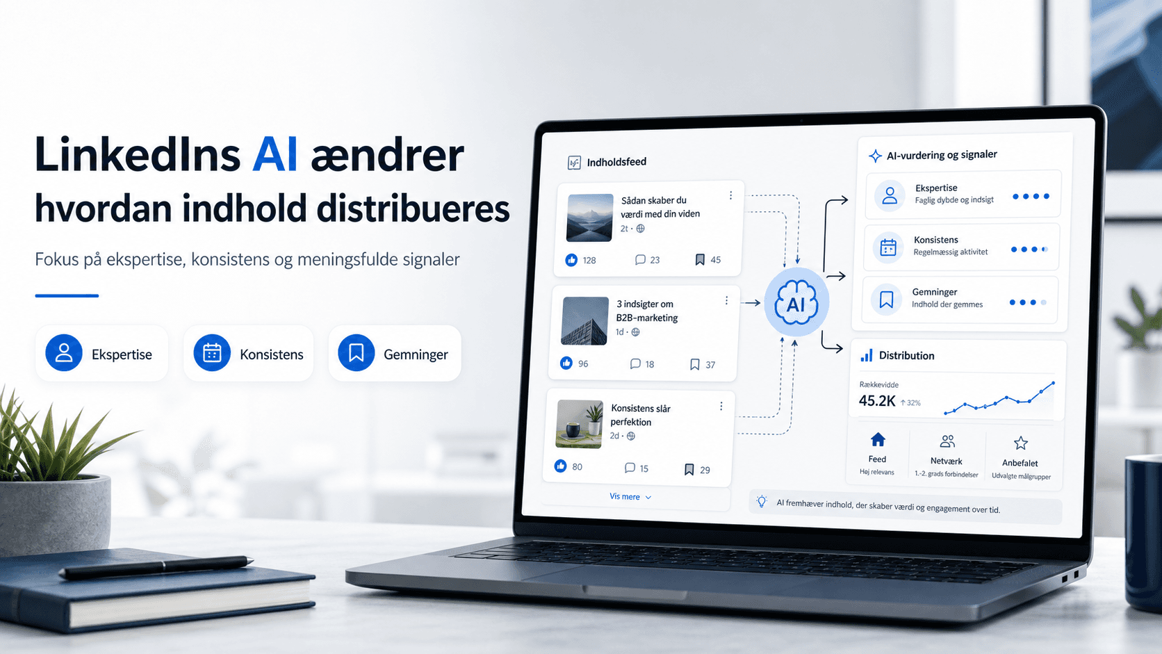 LinkedIns AI ændrer hvordan indhold distribueres